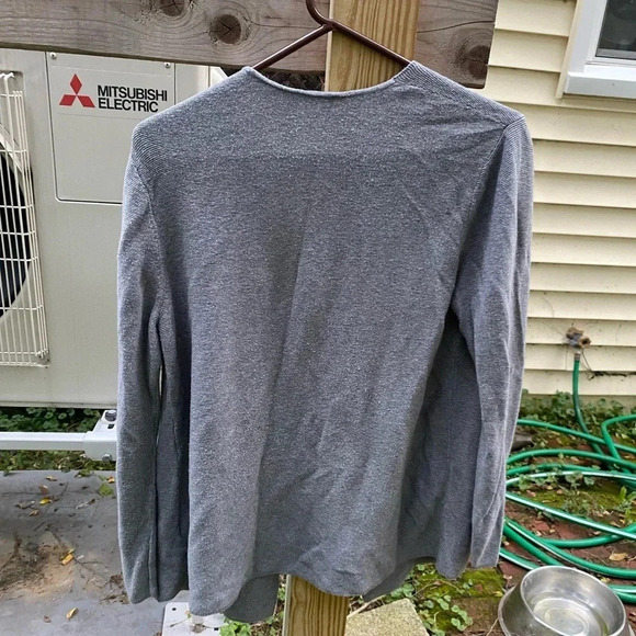 J. Jill Womens Wool Silk Blend Long Sleeve Open Knit Soft Cardigan Size M - Picture 5 of 5